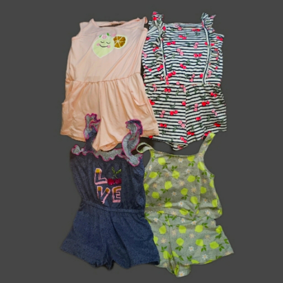 Rompers Bundle (4 Count) Sz 6